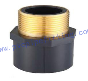 SCHEDULE 80 PVC FITTING Male Adaptor with Brass