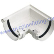 110mm pvc gutter 90 deg connector with gasket