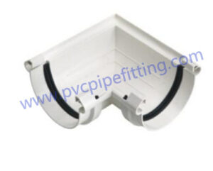 110mm pvc gutter 90 deg connector with gasket