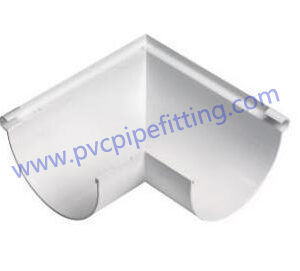 170MM PVC GUTTER Angle connector left