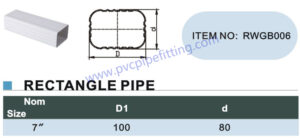 7 inch pvc pipe size