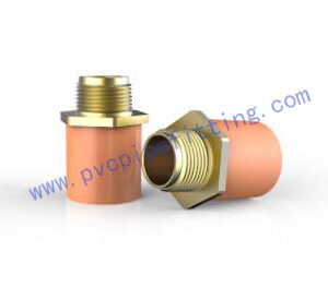 CPVC FITTING MALE ADAPTOR WITH BRASS THREADED ASTM Fire Sprinkler
