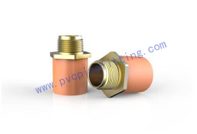 CPVC FITTING MALE ADAPTOR WITH BRASS THREADED ASTM Fire Sprinkler
