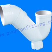 GB PVC DWV FITTING P TRAP WITH CLEANOUT
