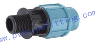 PP Compression FITTING MALE ADAPTOR