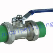 PPR FITTING BRASS BALL VALVE WITH DOUBLE UNION