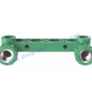 PPR FITTING DOUBLE FEMALE THREADED BRASS ELBOW