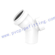 PVC Gasketed FITTING 45 DEG BEND WITH PORT