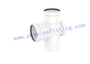 PVC Gasketed FITTING DOOR TEE WITH PORT