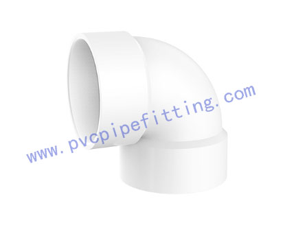 SCHEDULE 40 PVC DWV FITTING 90 DEG VENT ELBOW (HH)(ASTM D2665)
