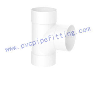 SCHEDULE 40 PVC DWV FITTING SANITARY TEE (ASTM D2665)