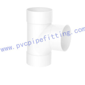 SCHEDULE 40 PVC DWV FITTING SANITARY TEE (ASTM D2665)