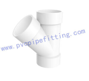 SCHEDULE 40 PVC DWV FITTING WYE TEE (ASTM D2665)