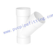 SCHEDULE 40 PVC DWV FITTING Y TEE (ASTM D2665)