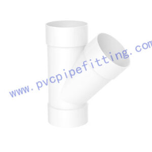 SCHEDULE 40 PVC DWV FITTING Y TEE (ASTM D2665)