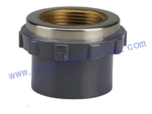 SCHEDULE 80 PVC FITTING FEMALE COUPLING(COPPER THREAD)