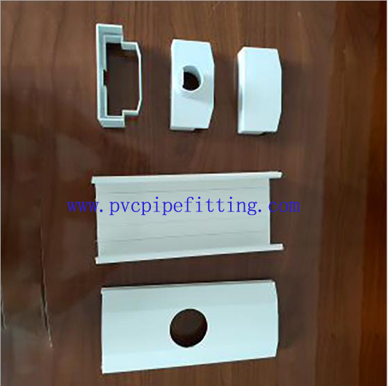 openable UPVC perforated square pipe